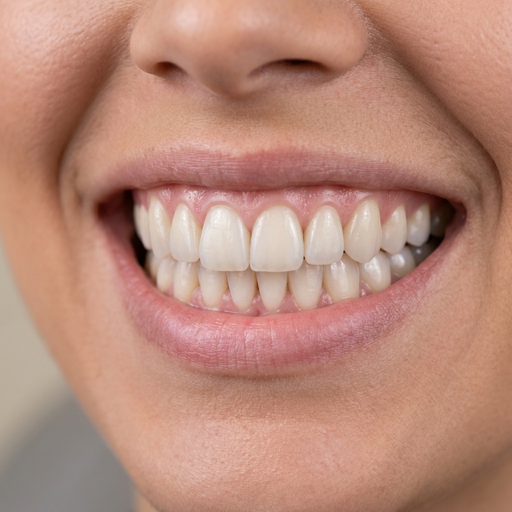 After aesthetic dentistry smile